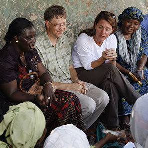 bill and melinda gates in africa
