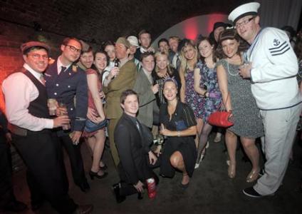 London Partygoers Reliving Spirit of the Blitz