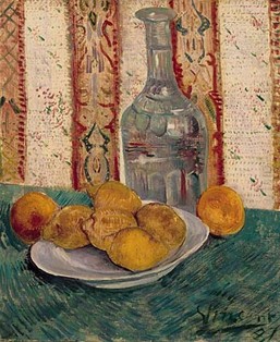 Still Life with Carafe and Lemons 