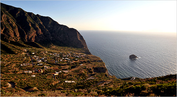 The village of Pollara sits above the Tyrrhenian Sea on Salina, one of the more developed of the seven inhabitable islands in the Aeolian archipelago north of Sicily.